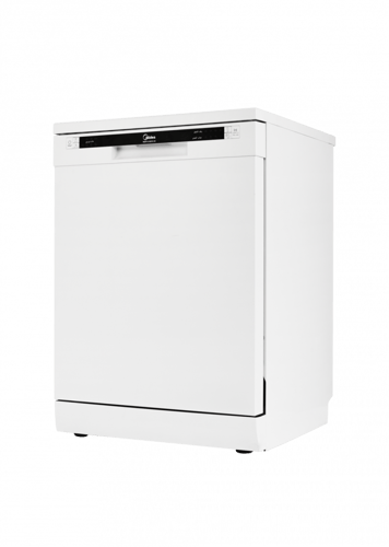 غسالة صحون ميديا 12 خانة تخزين، 7 برامج، ابيض WQP1...