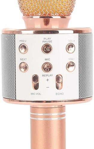 ميكروفون كاريوكي لاسلكي مع مكبر صوت من KRAWN 52901