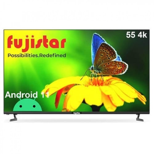 شاشة 55 بوصة ذكية من فوجي ستار سمارت 4k