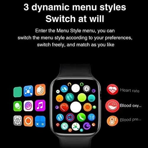 ساعة ذكية 6 أحدث الساعات الذكية بشاشة كبيرة.