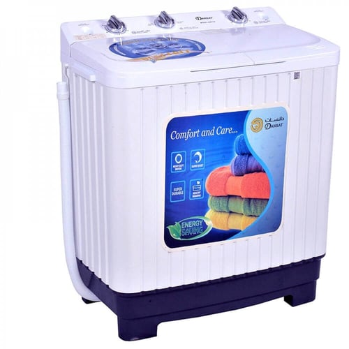 غسالة دانسات حوضين ، تعبئة علوية ، 5 كيلو ، ابيض -...