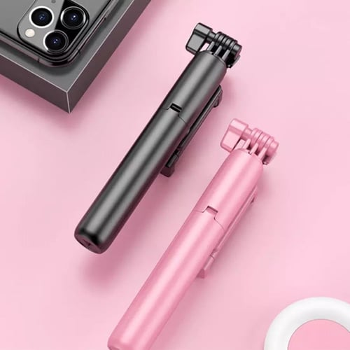 عصا سيلفي بلوتوث لاسلكية لهواتف ايفون 11 برو 7 8 ل...