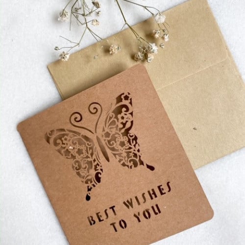 كرت ورقي مع ظرف