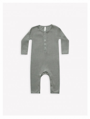 RIBBED JUMPSUIT - GREEN