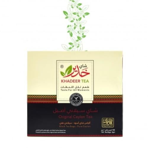 شاي خدير اسود ظروف 100 كيس