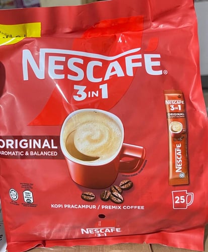 نسكافيه اورجينال 3 في 1 أصلي ( 25 ظرف )