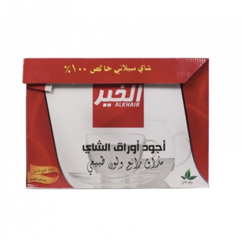 كرتون شاي الخير أسود ورقة كاملة ، 1 كيلو