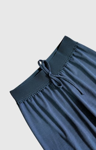 بنطلون واسع رمادي