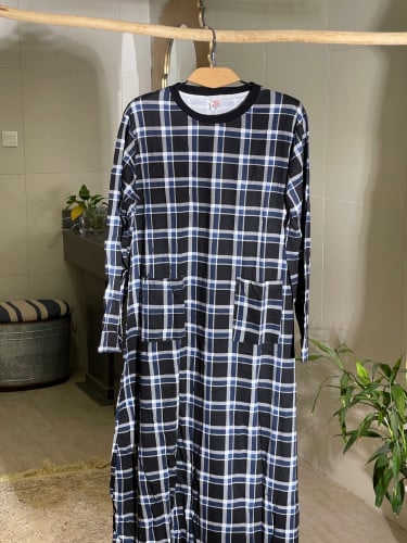 قميص شتوي قطن كحلي