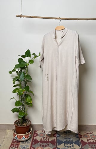 فستان زويا لينن | كاجول