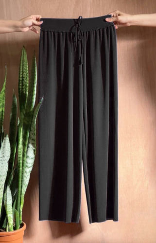 بنطلون واسع اسود