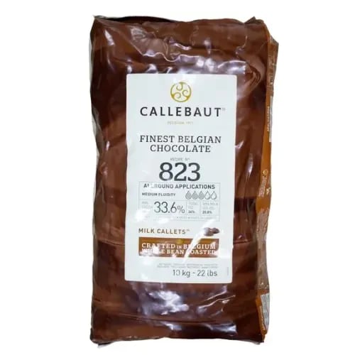 Kaliboot milk chocolate chips 33.6% 10 kilograms