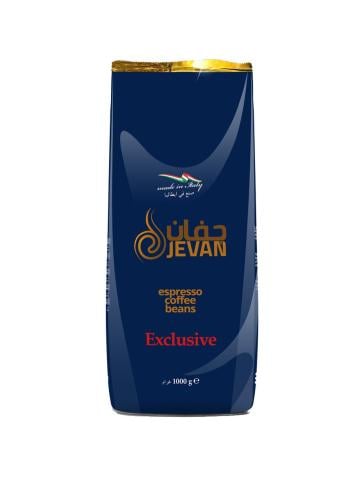 جفان اكسكلوزف حبوب 80% ارابيكا روبوستا 20% 1 كجم