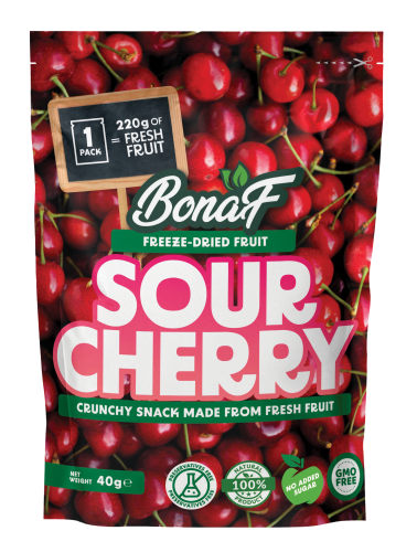 كرز مجفف بالتجميد 40جم