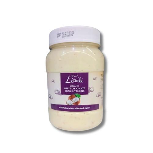 حشوة شوكولاتة بيضاء بجوز الهند ليتوال 1 كيلو