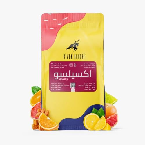 قهوة اكسيلسو كولومبيا بلاك نايت 1 كيلو