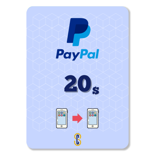20$ رصيد PayPal