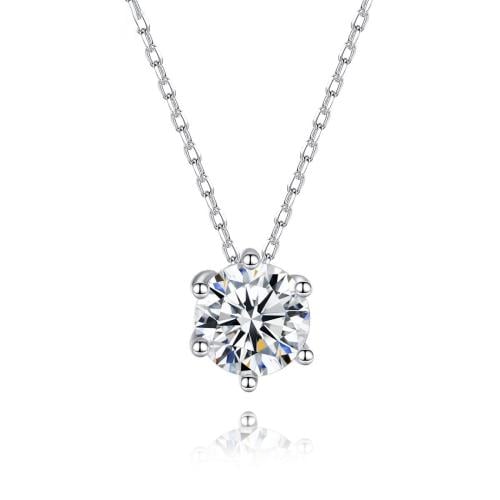 سلسال فضة إسترليني فاخرة مزينة بسداسية الماسية