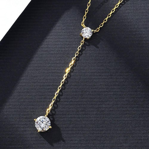 سلسال فاخر مطلي بالذهب عيار 18 قيراط مرصعة بالزركو...