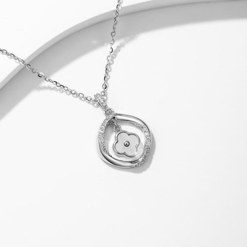 سلسال فاخر على شكل زهرة مجوفة دائرية