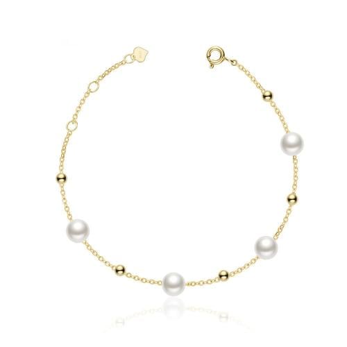 اسوارة كلاسيكية فاخرة من لؤلؤ المياه العذبة