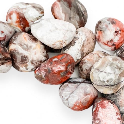 عقيق مكسيكي مصقول طبيعي