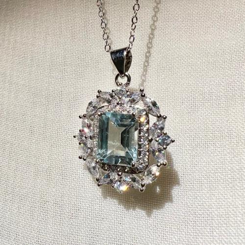 سلسال توباز فضة 925