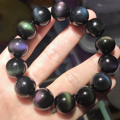 اسوارة اوبسيديان رينبو عالي الجودة 14mm