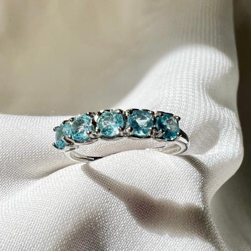 خاتم اباتيت ازرق