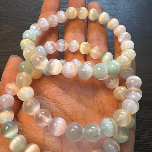 اسوارة سيلينايت الوان باستيل 8mm