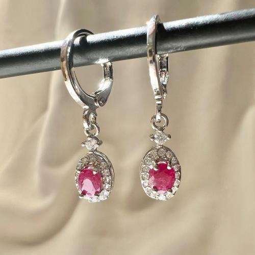 اقراط روبي ruby zoisite