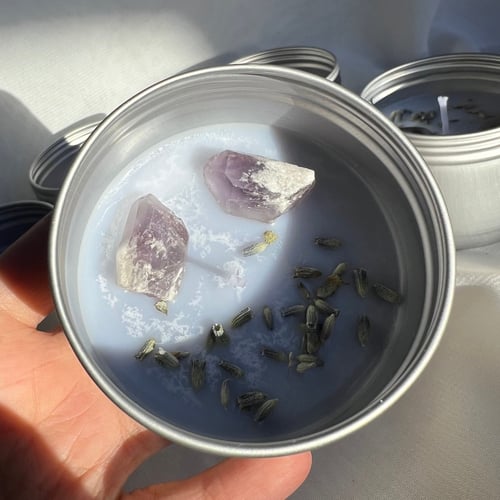 Amethyst Candle