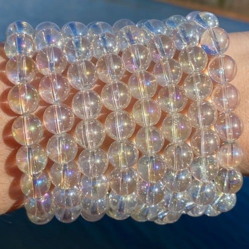 اسوارة كلير كوارتز Angel Aura | 8mm