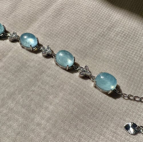 اسوارة اكوامارين مسخن طبيعي