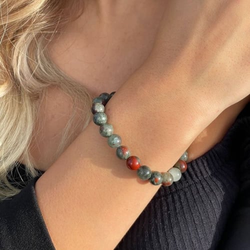 اسوارة حجر الدم الافريقي | 8mm