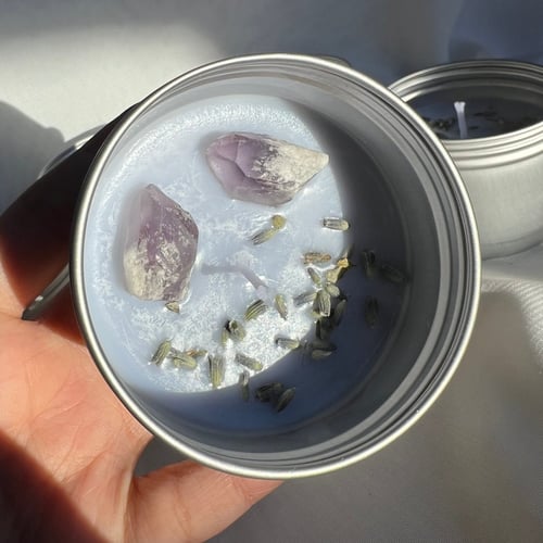 Amethyst Candle