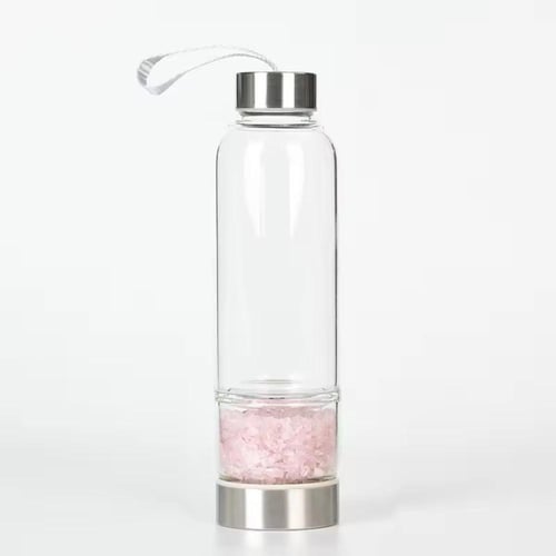 علبة ماء روز كوارتز