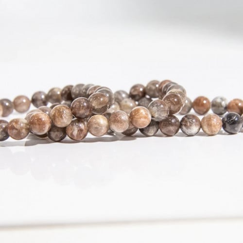 اسوارة حجر القمر الاسود | 6mm