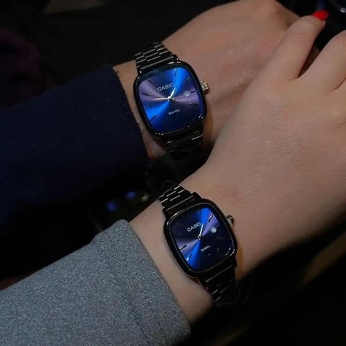 كاسيو LTP كبلز اسود- ازرق