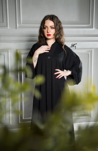 عباية كلوش مسكره من الامام