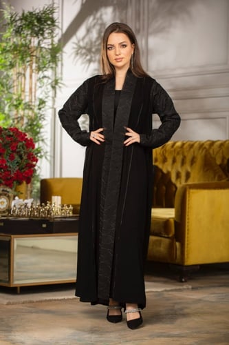 عبايه بشك اسود انيق