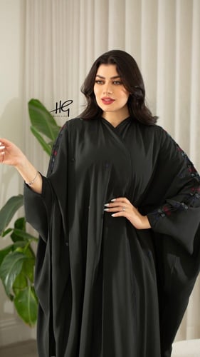 عباية بشت زيتي بشك ناعم