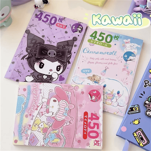 كتيب ملصقات شخصيات سناريو 450 ملصق