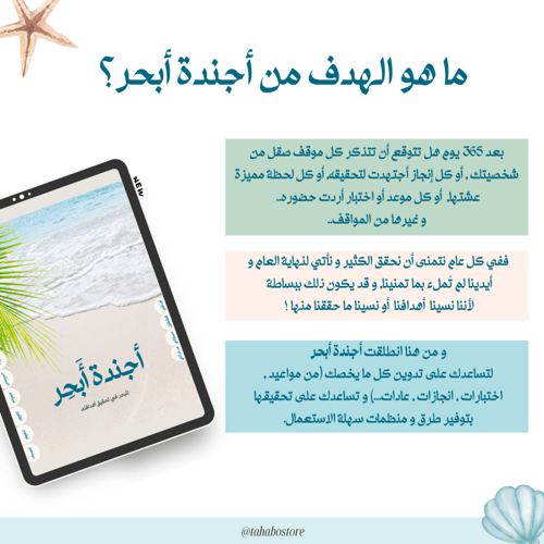 أجندة أبحر الرقمية - (شهور ميلادية)