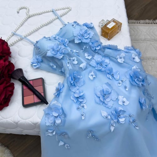 فستان سهرة ورود راقي 1159-11