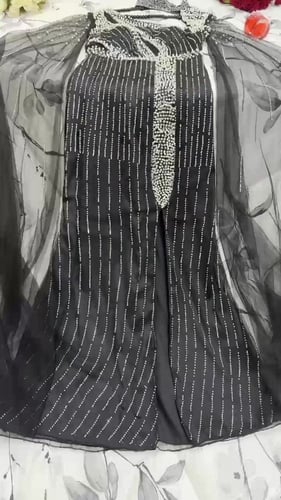 فستان سهرة شغل ثقيل راقي LB-317