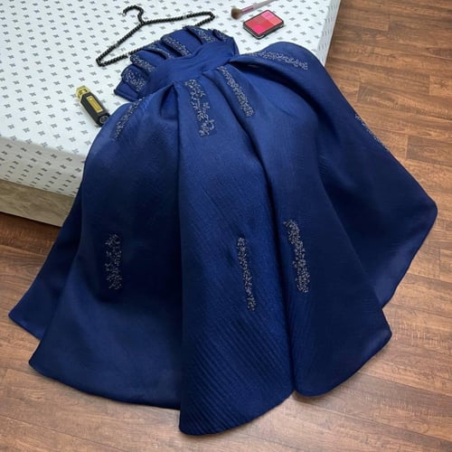 فستان جازار مطعج على خرز راقي 324-3