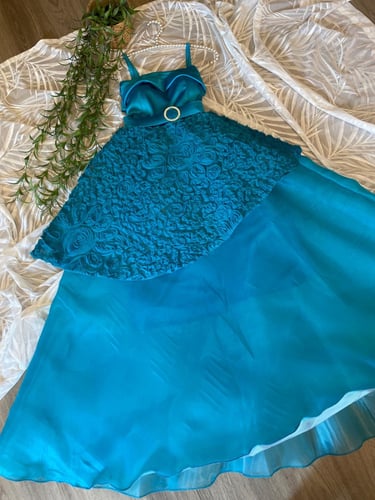 فستان ورود طويل طبقات SD-815