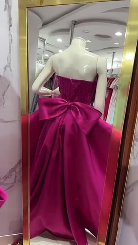 فستان سهرة ميكادو ترتر فخم LB-305