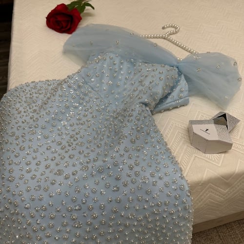 فستان سهرة شغل خرز 1127-11